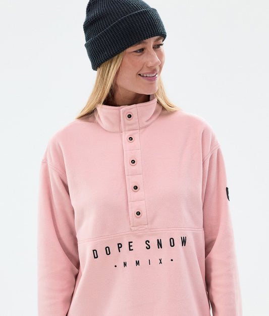Fleece Sweater Women Soft Pink