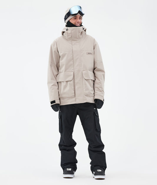 Snowboard Jacket Men Sand