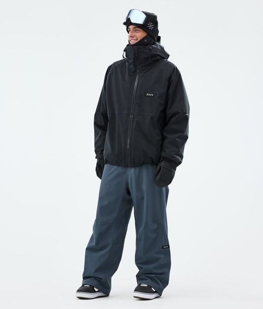 Snowboard Pants Men Metal Blue