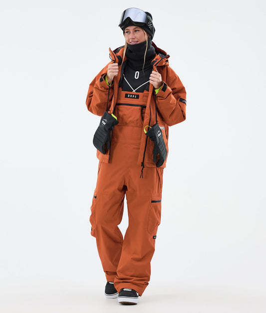 Snowboard Pants Women Burned Orange