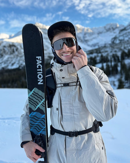 Snowboard Jacket Men Sand