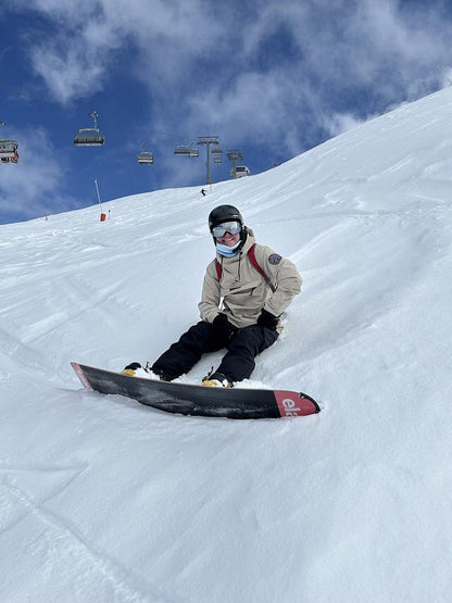 Snowboard Jacket Men Sand