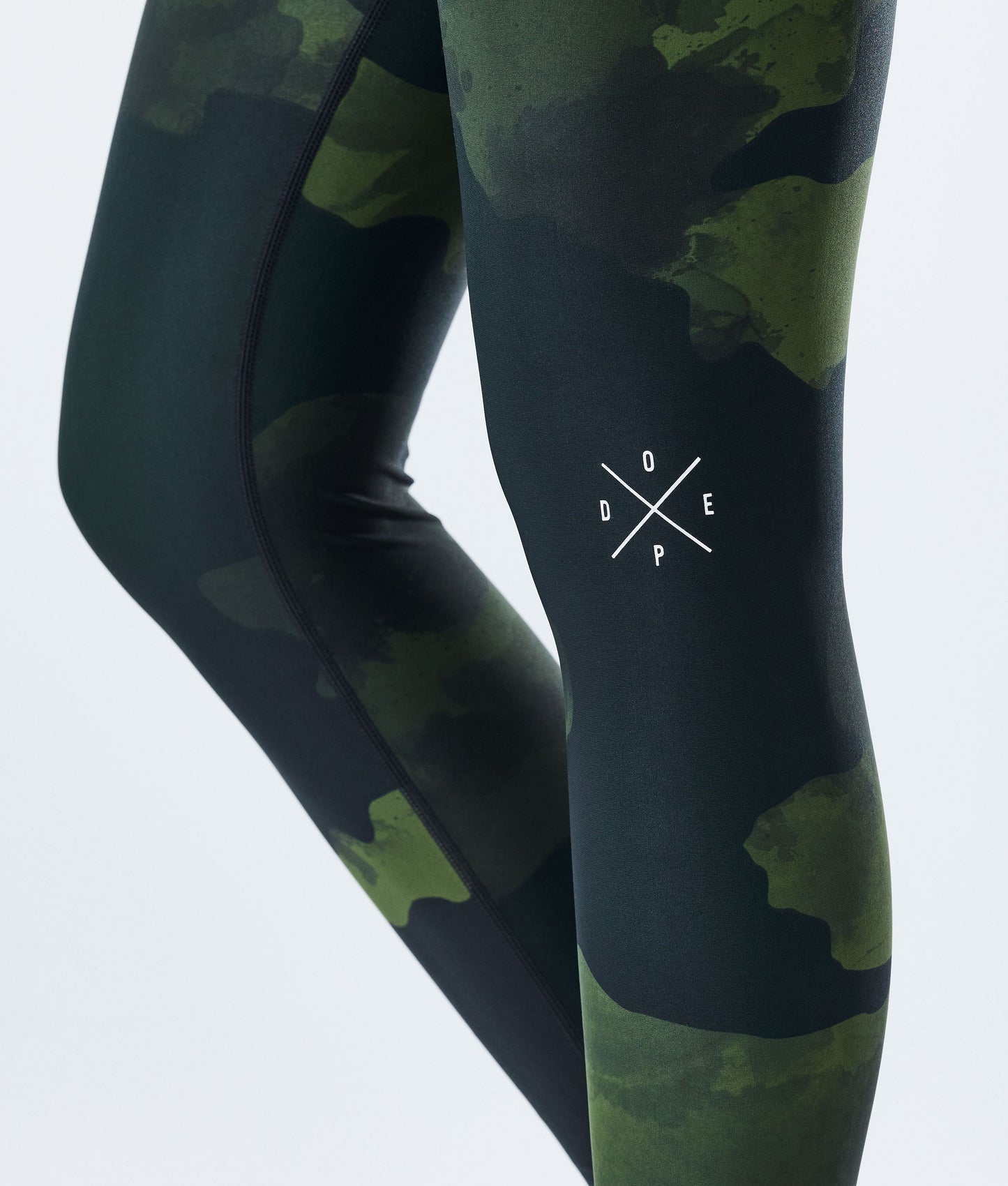 Leggings Women Green Camo