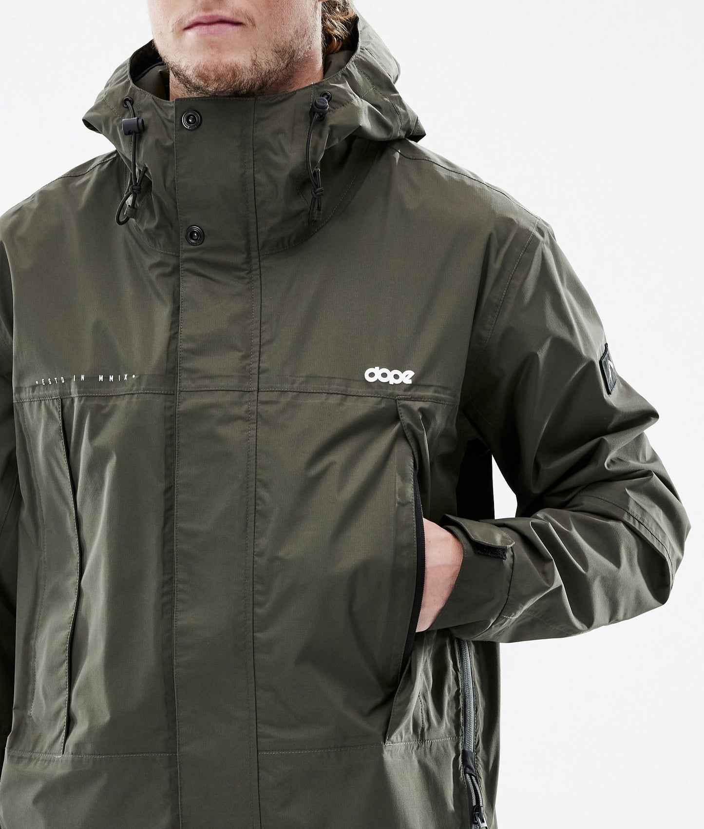 Outdoor Jacket Men Olive Green