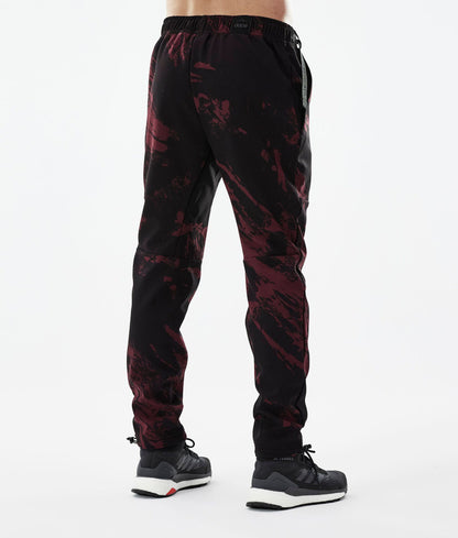Outdoor Pants Men Paint Burgundy