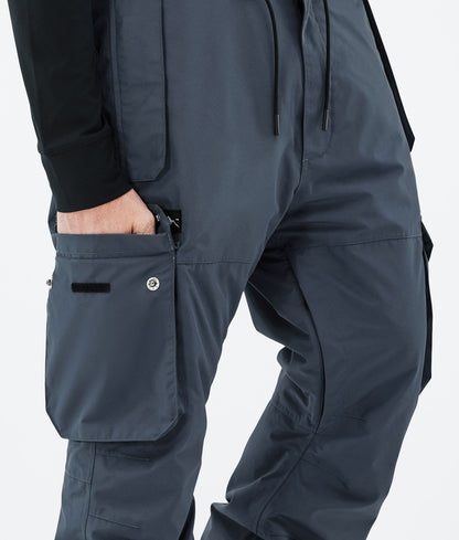 Snowboard Pants Men Metal Blue