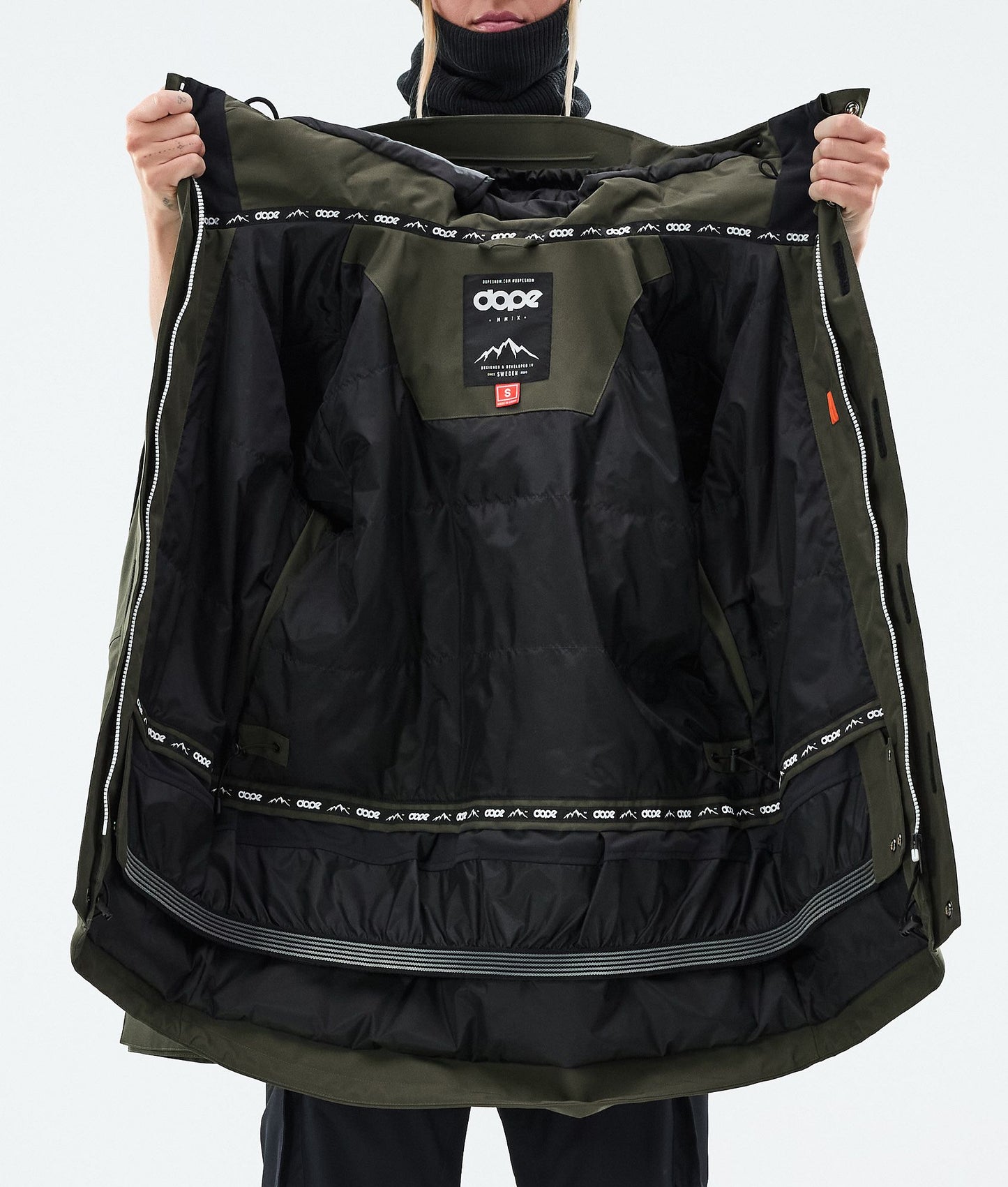 Snowboard Jacket Women Olive Green