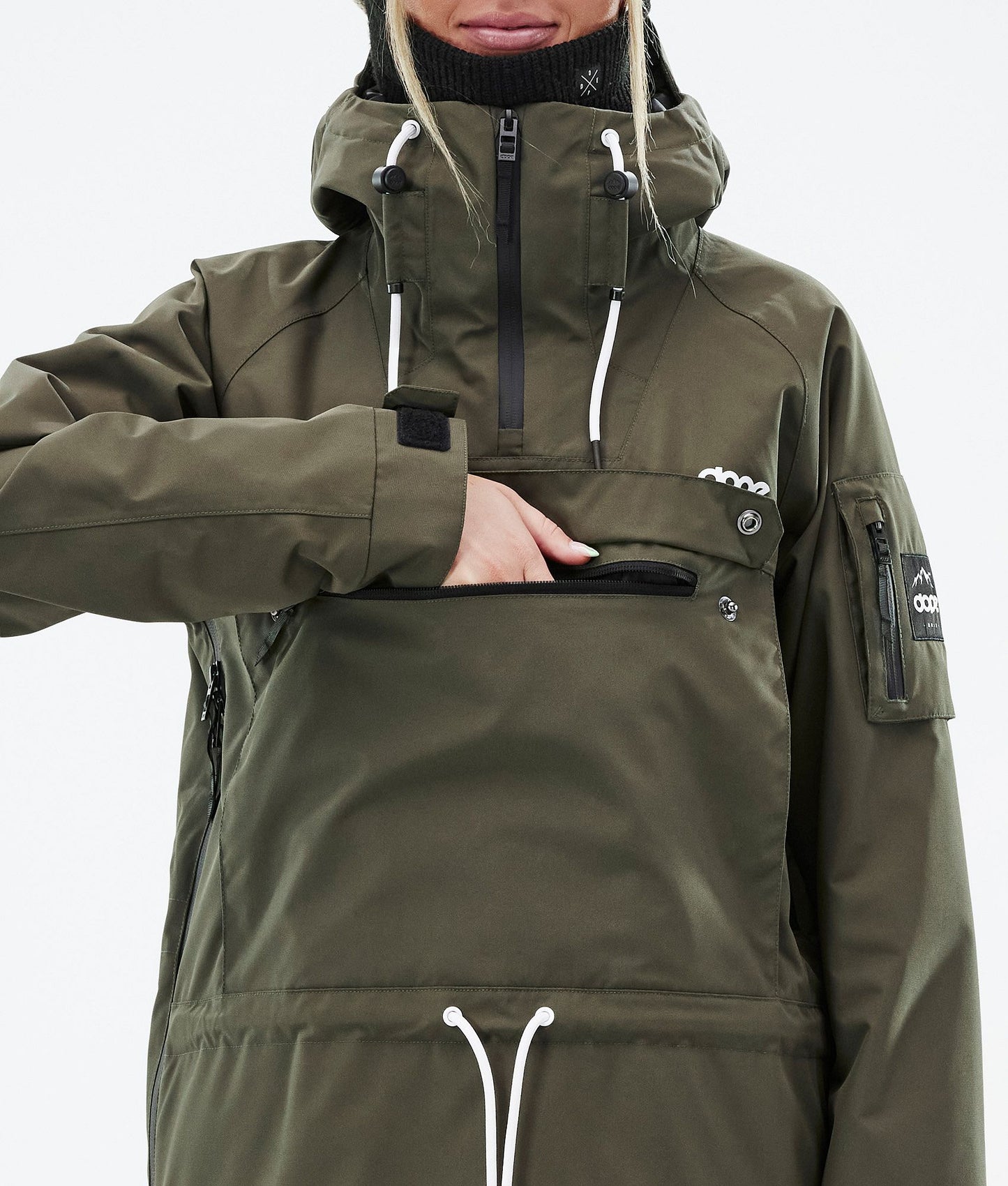 Snowboard Jacket Women Olive Green