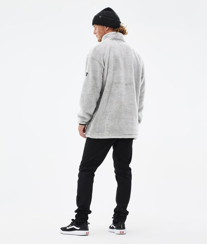 Fleece Sweater Men Light Grey