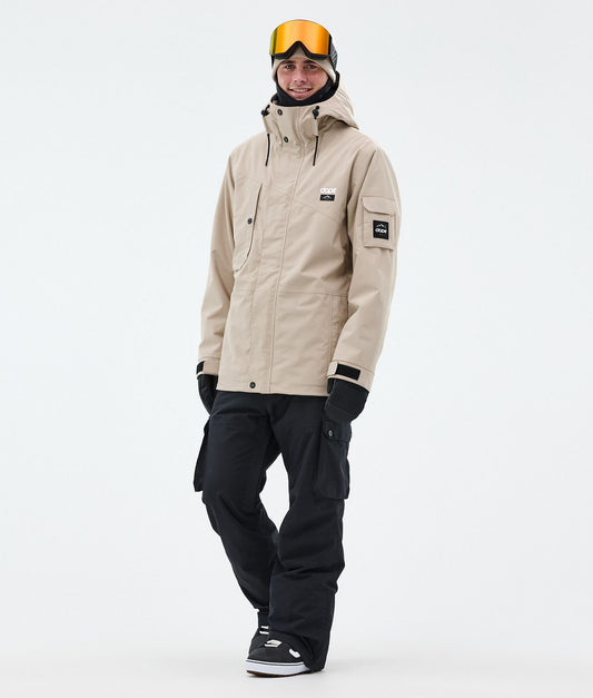 Snowboard Jacket Men Sand