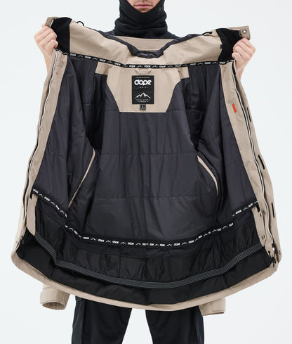 Snowboard Jacket Men Sand