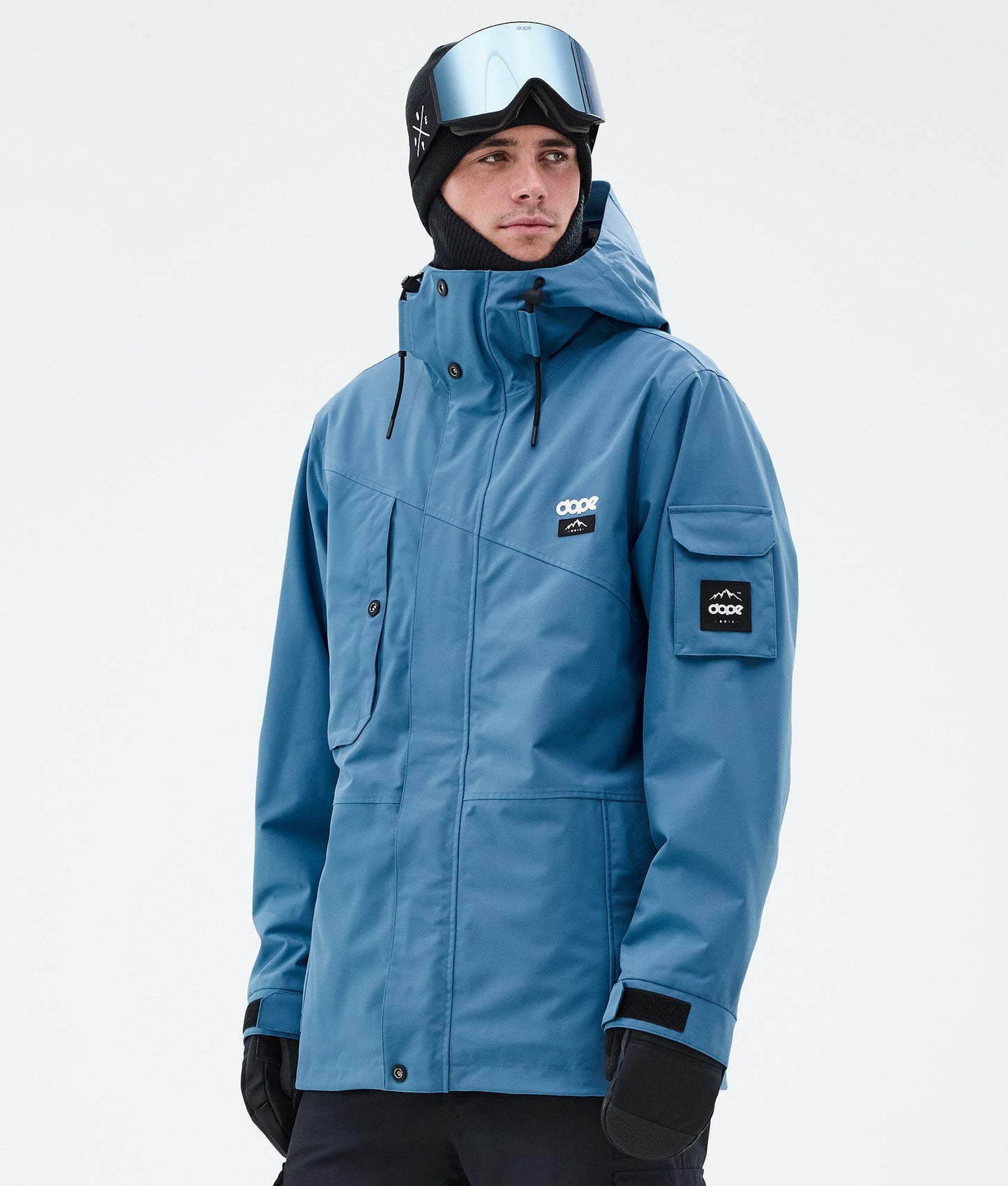 Snowboard Jacket Men Blue Steel