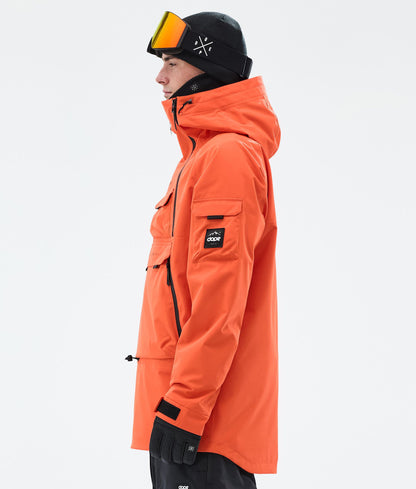 Snowboard Jacket Men Orange