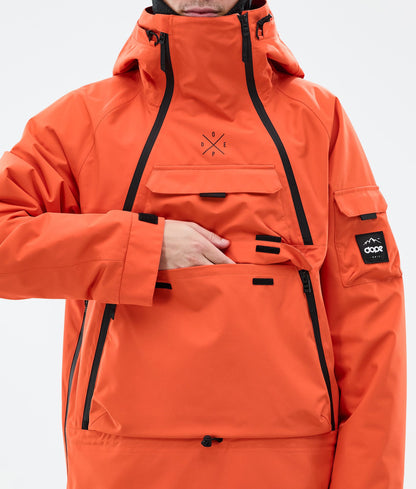Snowboard Jacket Men Orange