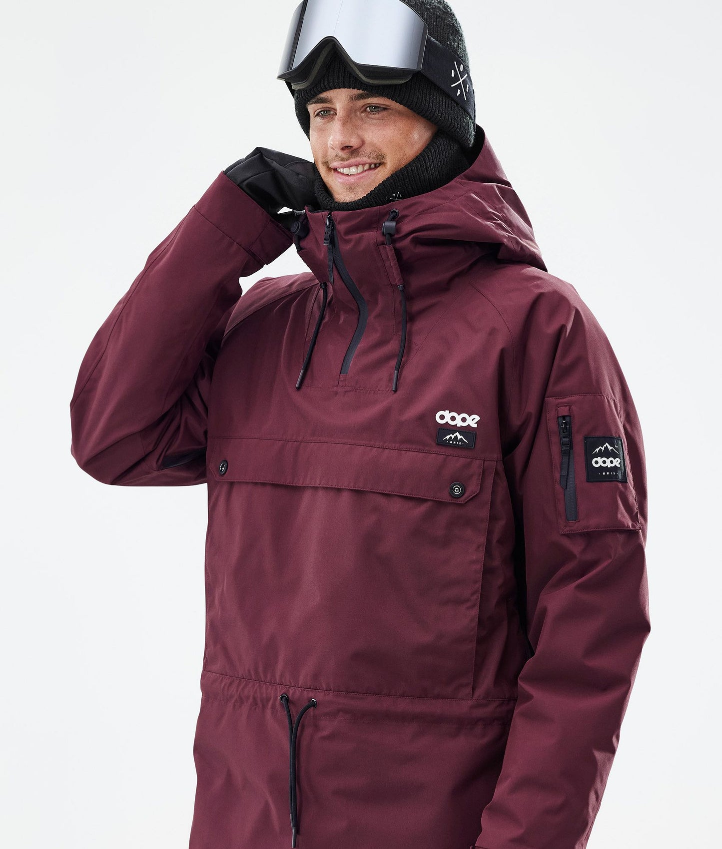 Snowboard Jacket Men Don Burgundy