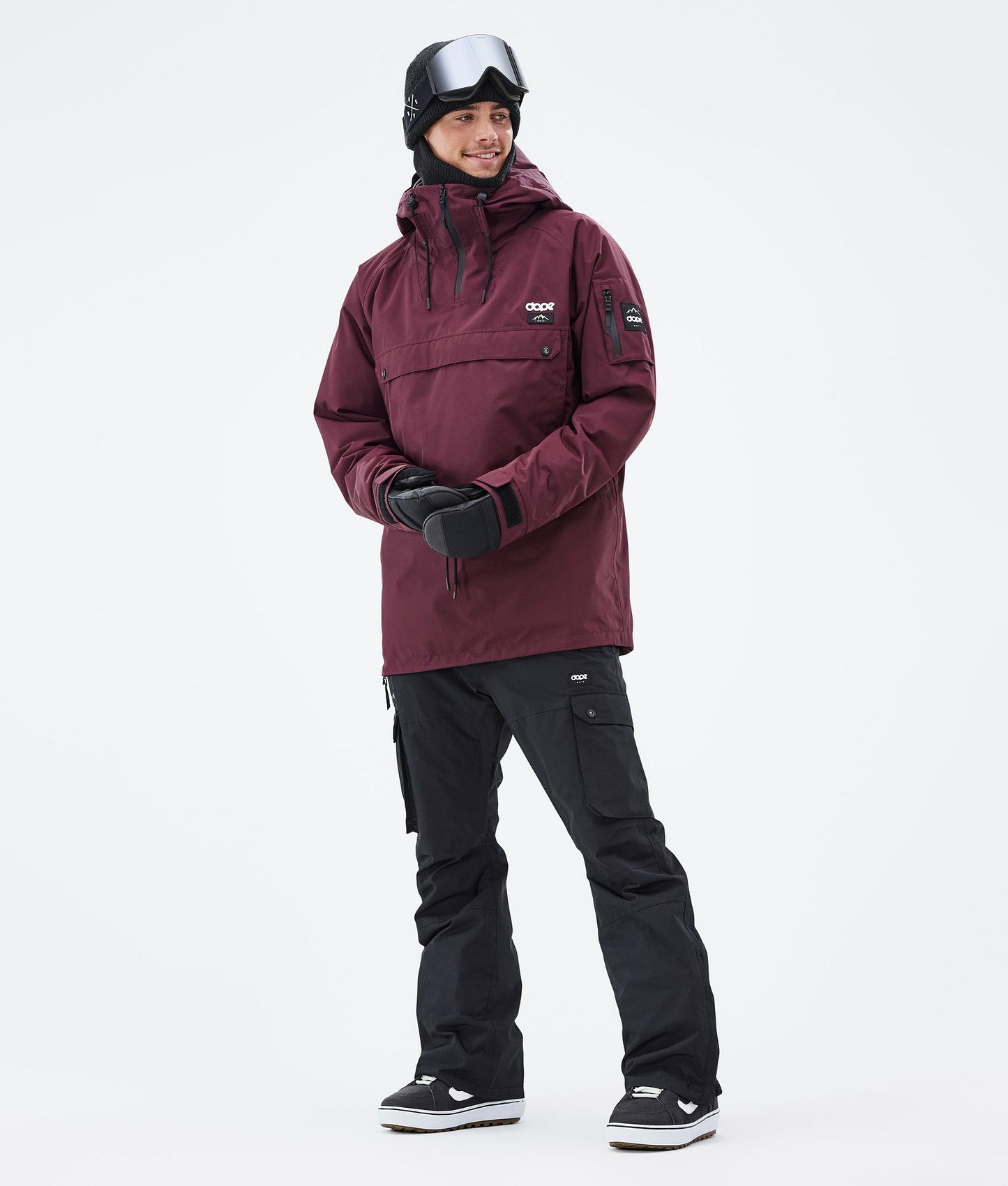 Snowboard Jacket Men Don Burgundy
