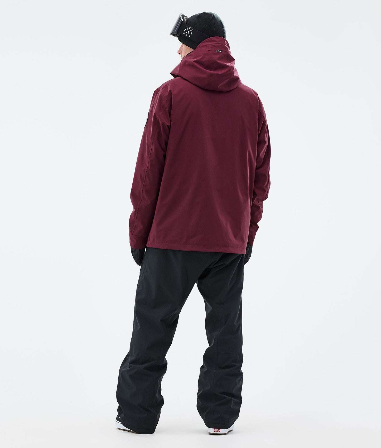 Snowboard Jacket Men Burgundy