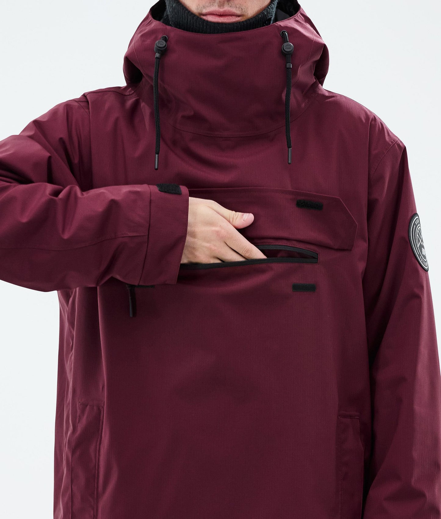 Snowboard Jacket Men Burgundy