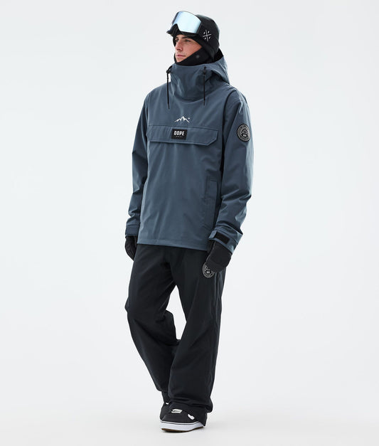 Snowboard Jacket Men Metal Blue