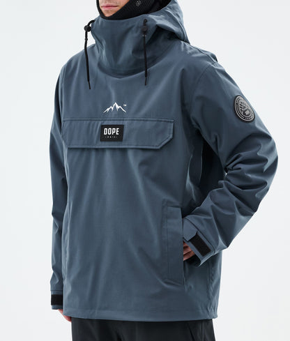 Snowboard Jacket Men Metal Blue