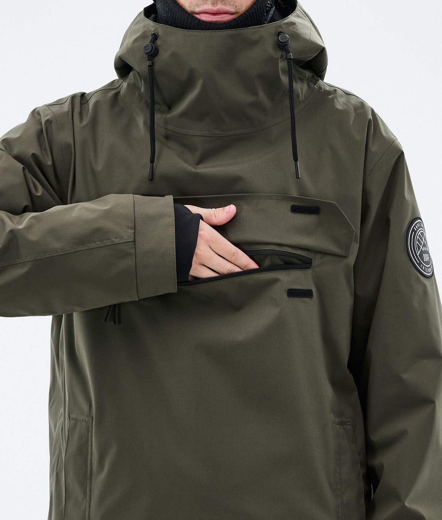 Snowboard Jacket Men Olive Green