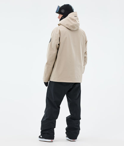 Snowboard Jacket Men Sand
