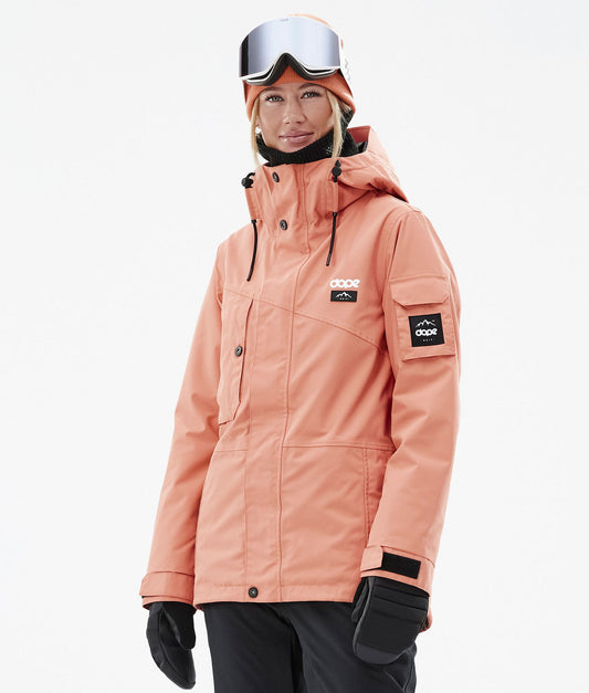 Snowboard Jacket Women Peach