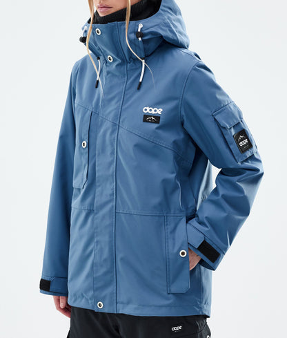Snowboard Jacket Women Blue Steel