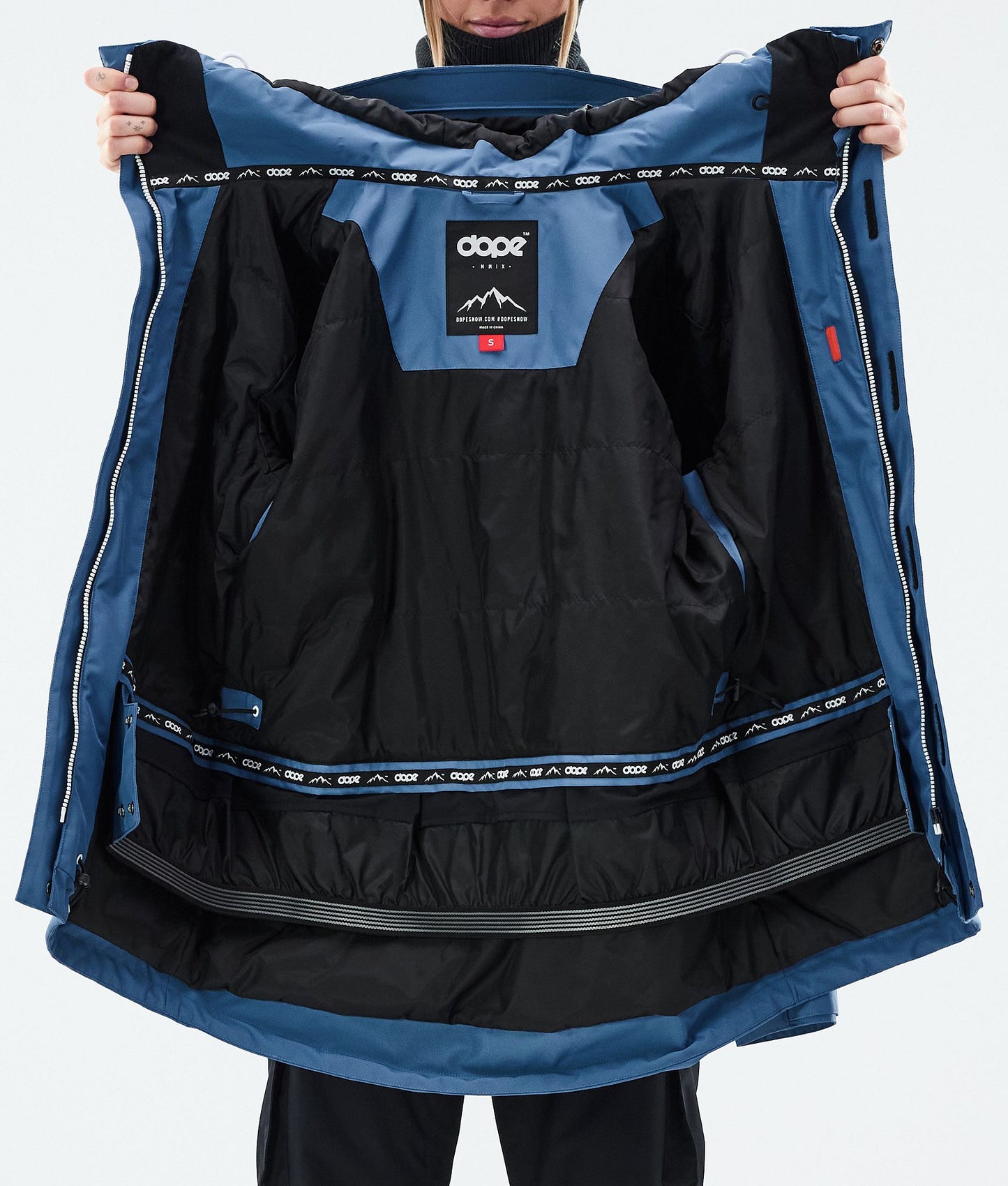 Snowboard Jacket Women Blue Steel