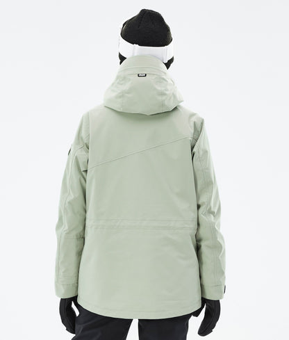 Snowboard Jacket Women Soft Green
