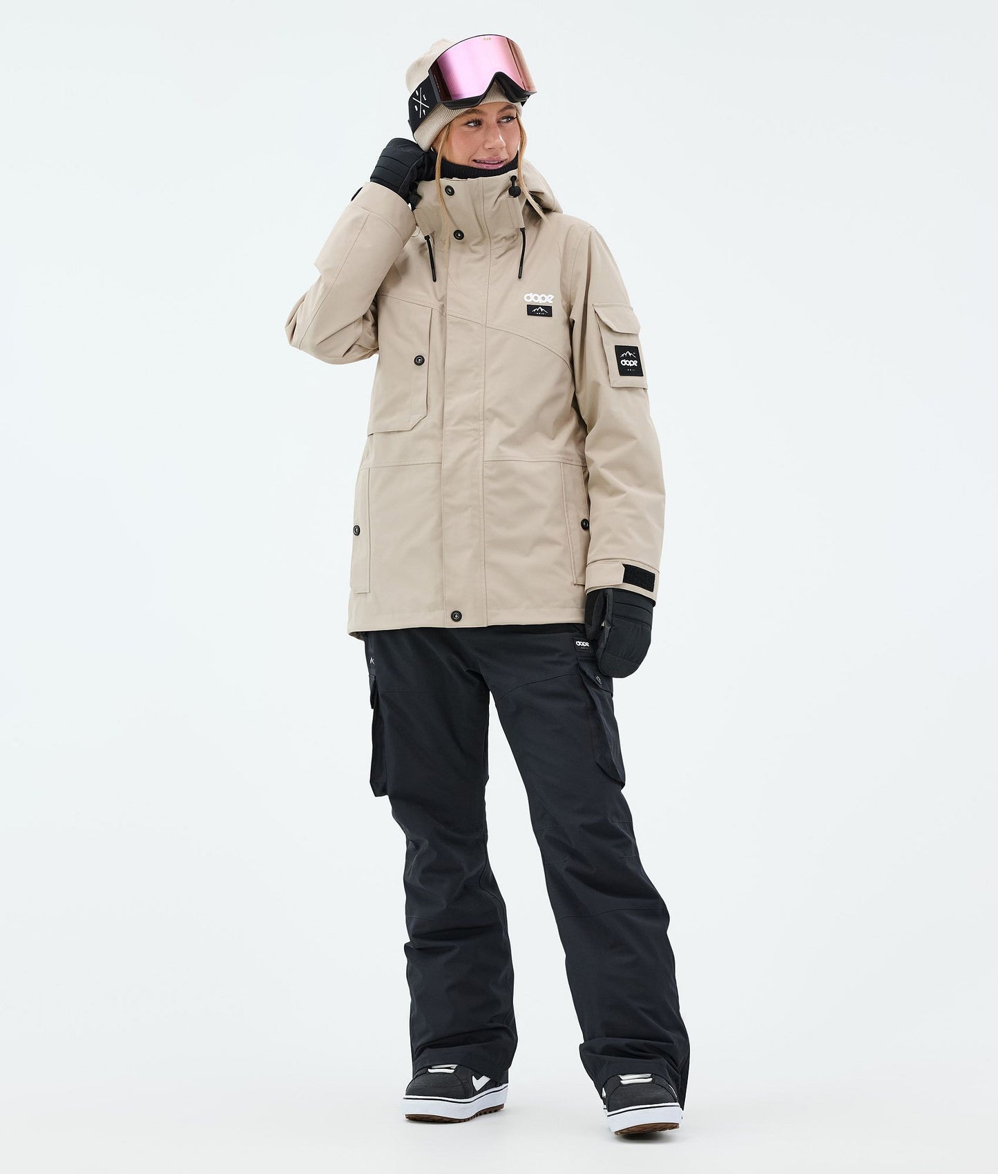 Snowboard Jacket Women Sand