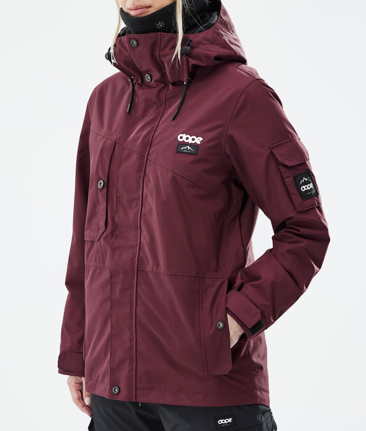 Snowboard Jacket Women Don Burgundy