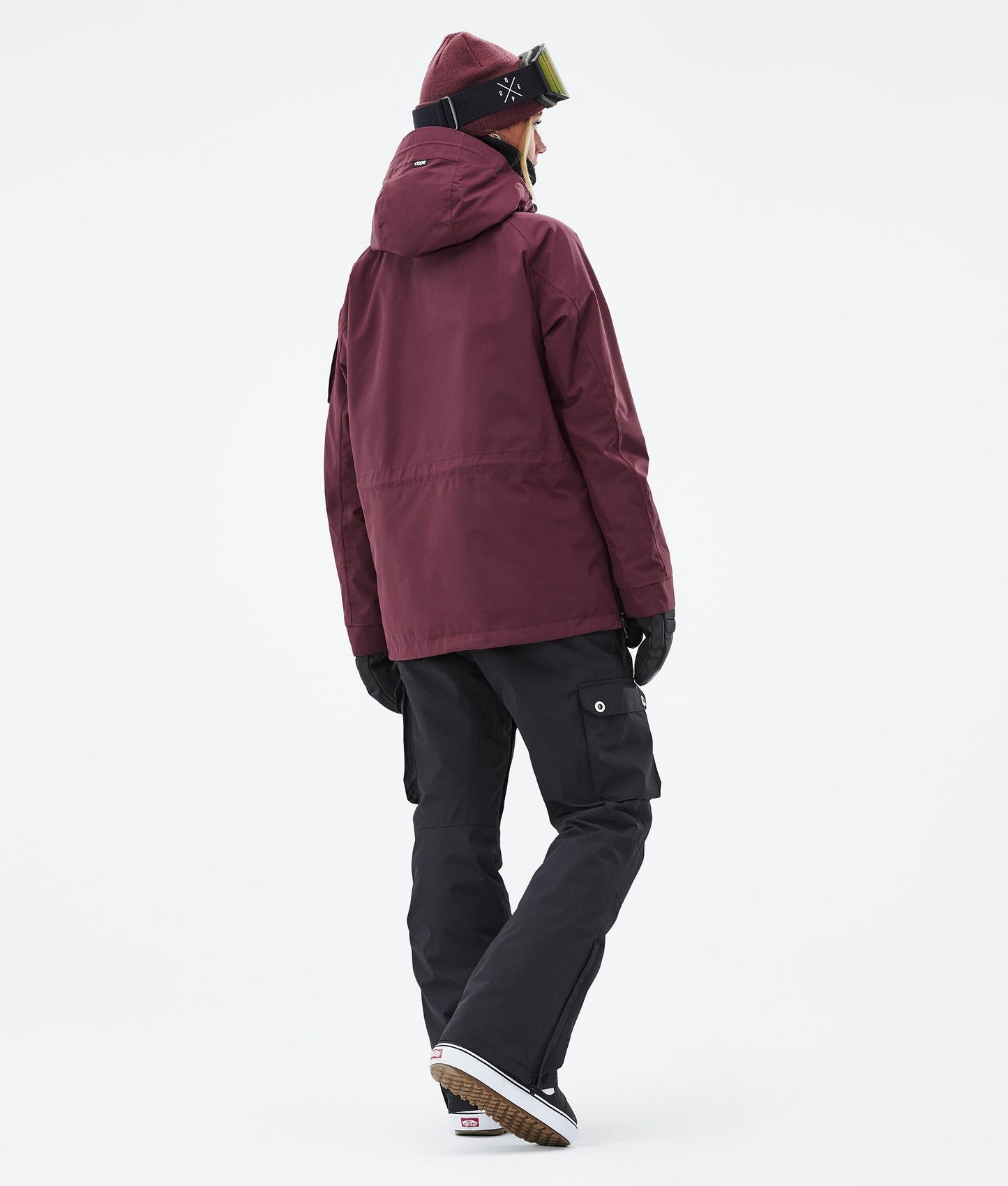 Snowboard Jacket Women Don Burgundy