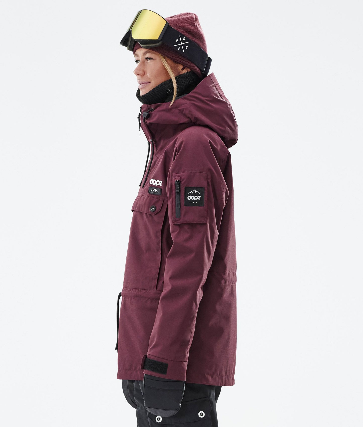 Snowboard Jacket Women Don Burgundy