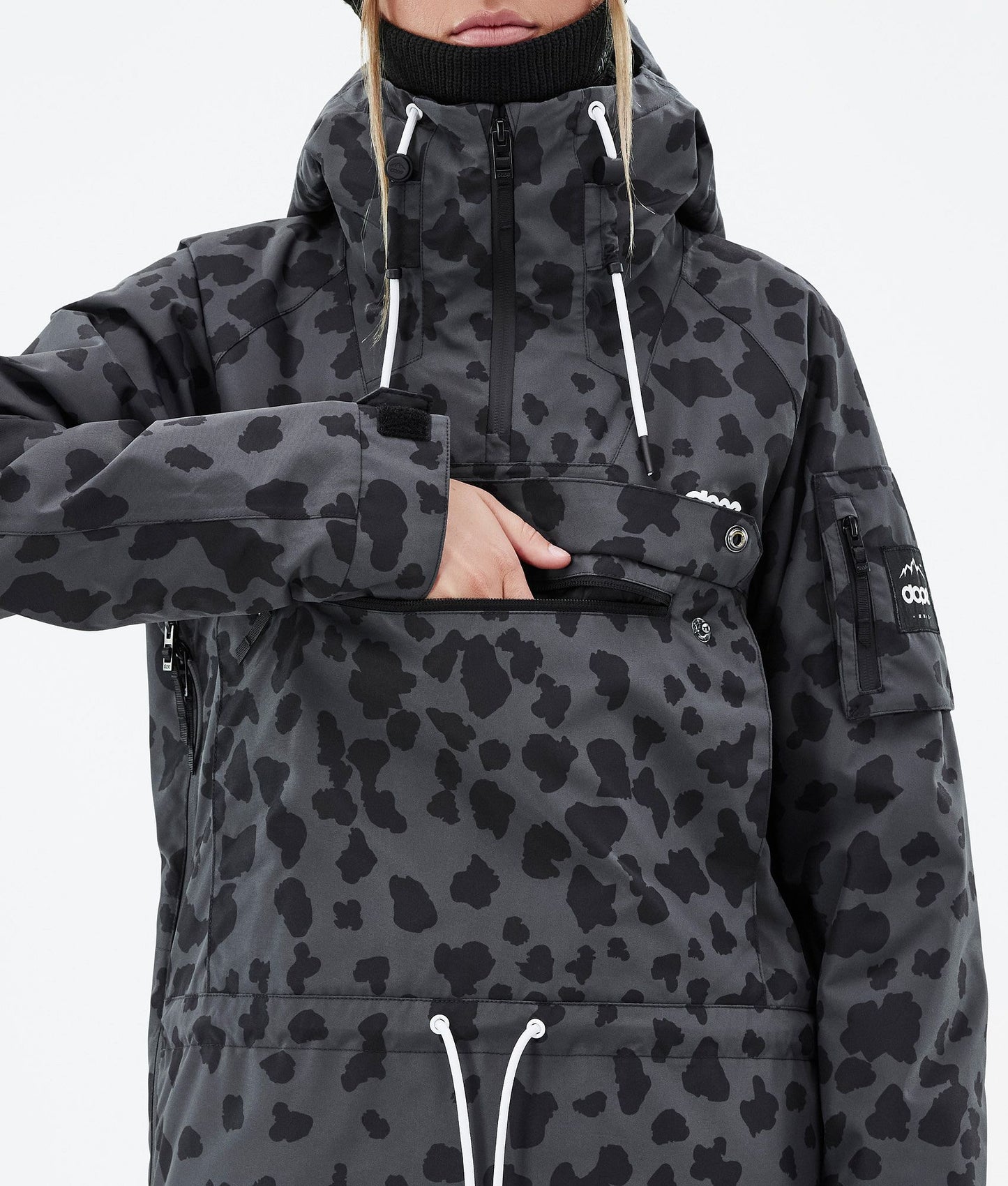 Snowboard Jacket Women Dots Phantom