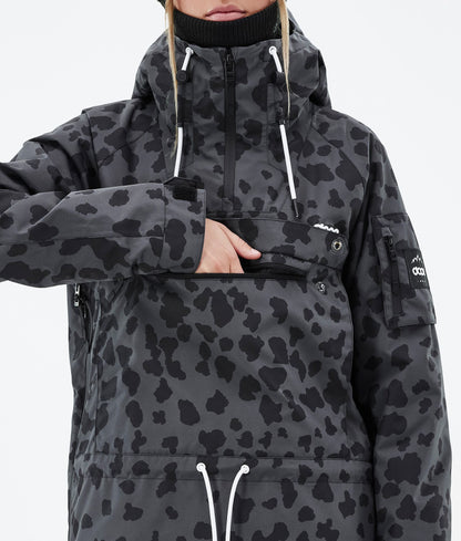 Snowboard Jacket Women Dots Phantom