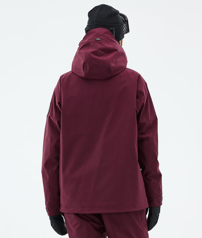 Snowboard Jacket Women Burgundy