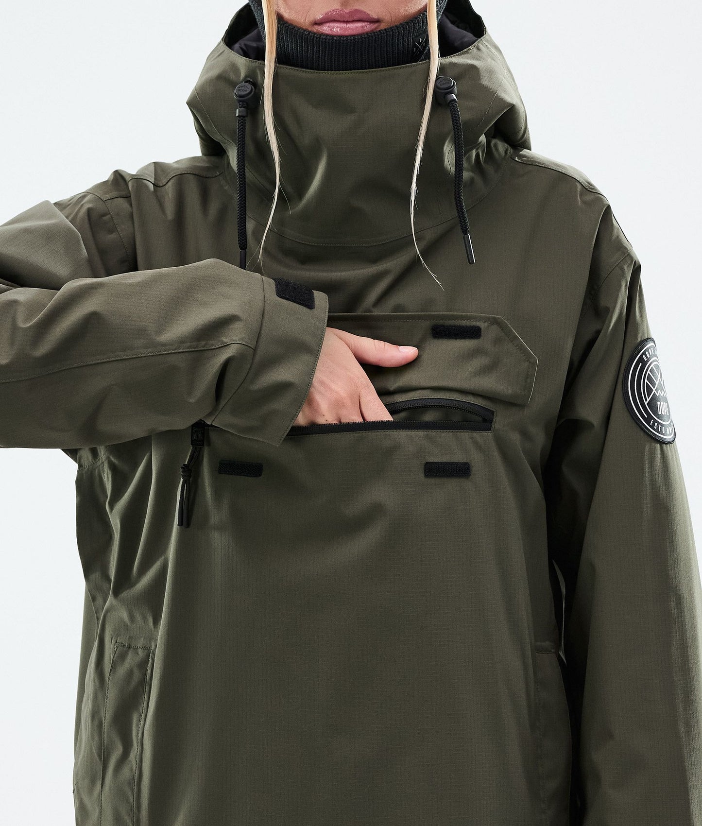 Snowboard Jacket Women Olive Green