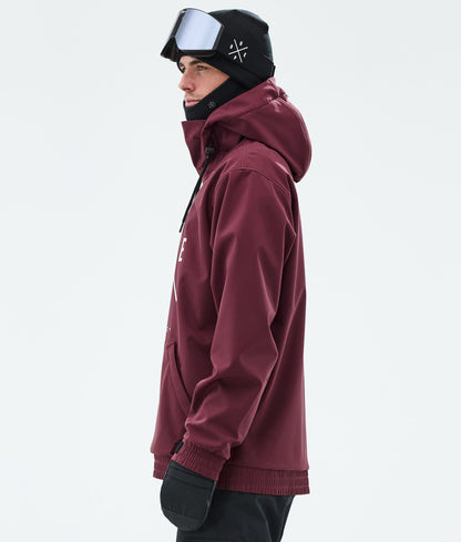 Snowboard Jacket Men 2X-Up Burgundy