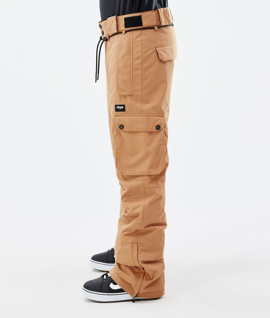 Snowboard Pants Men Khaki Yellow