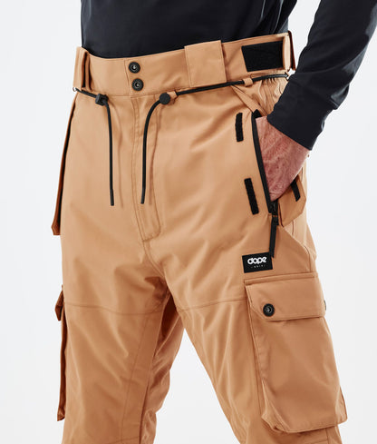 Snowboard Pants Men Khaki Yellow