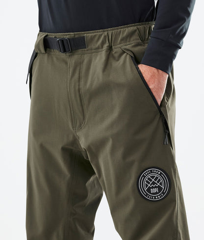 Snowboard Pants Men Olive Green