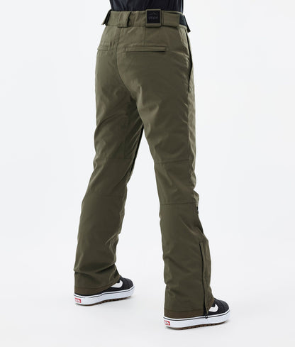 Snowboard Pants Women Olive Green