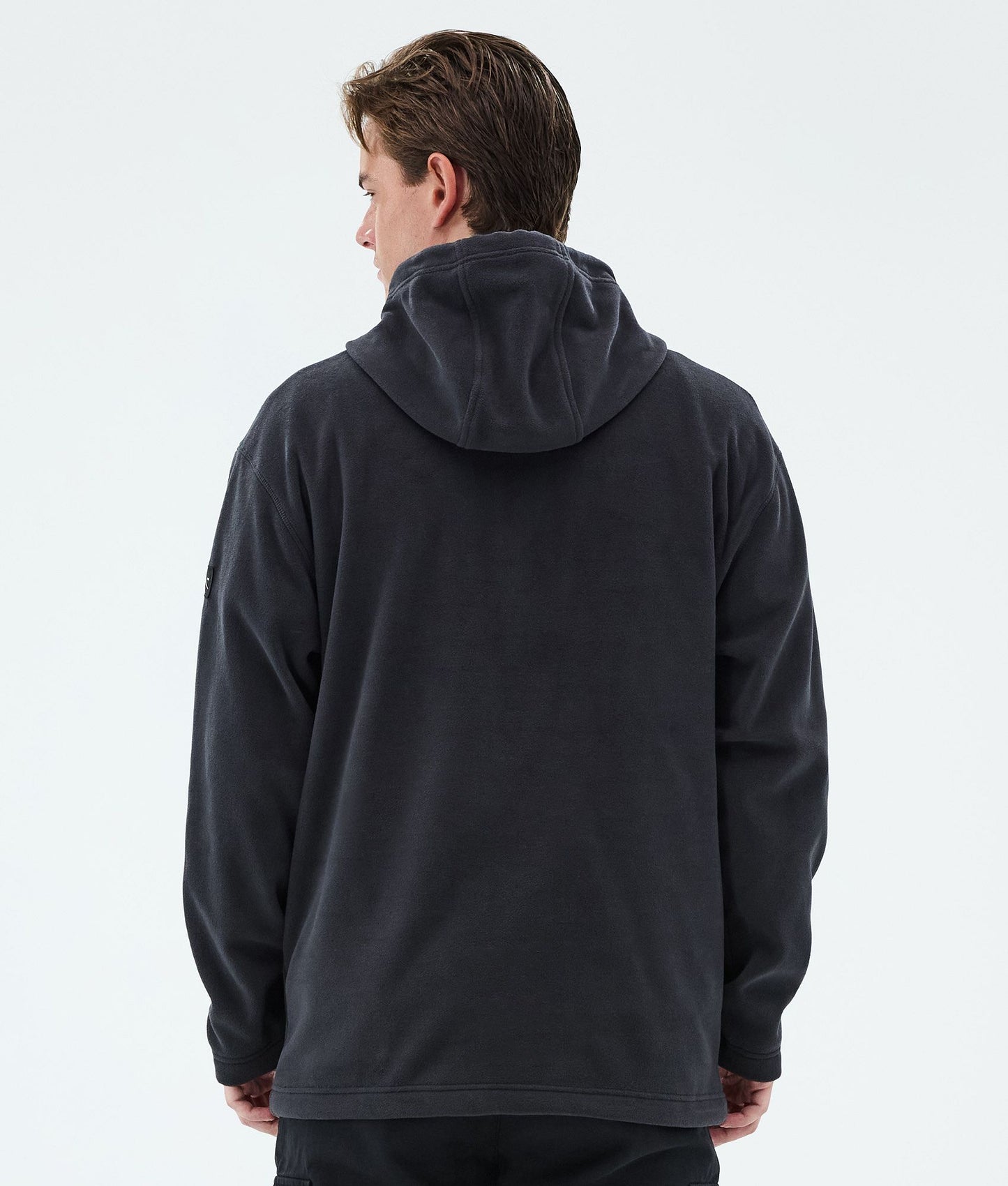 Fleece Hoodie Men Black