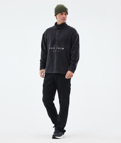Fleece Sweater Men Black