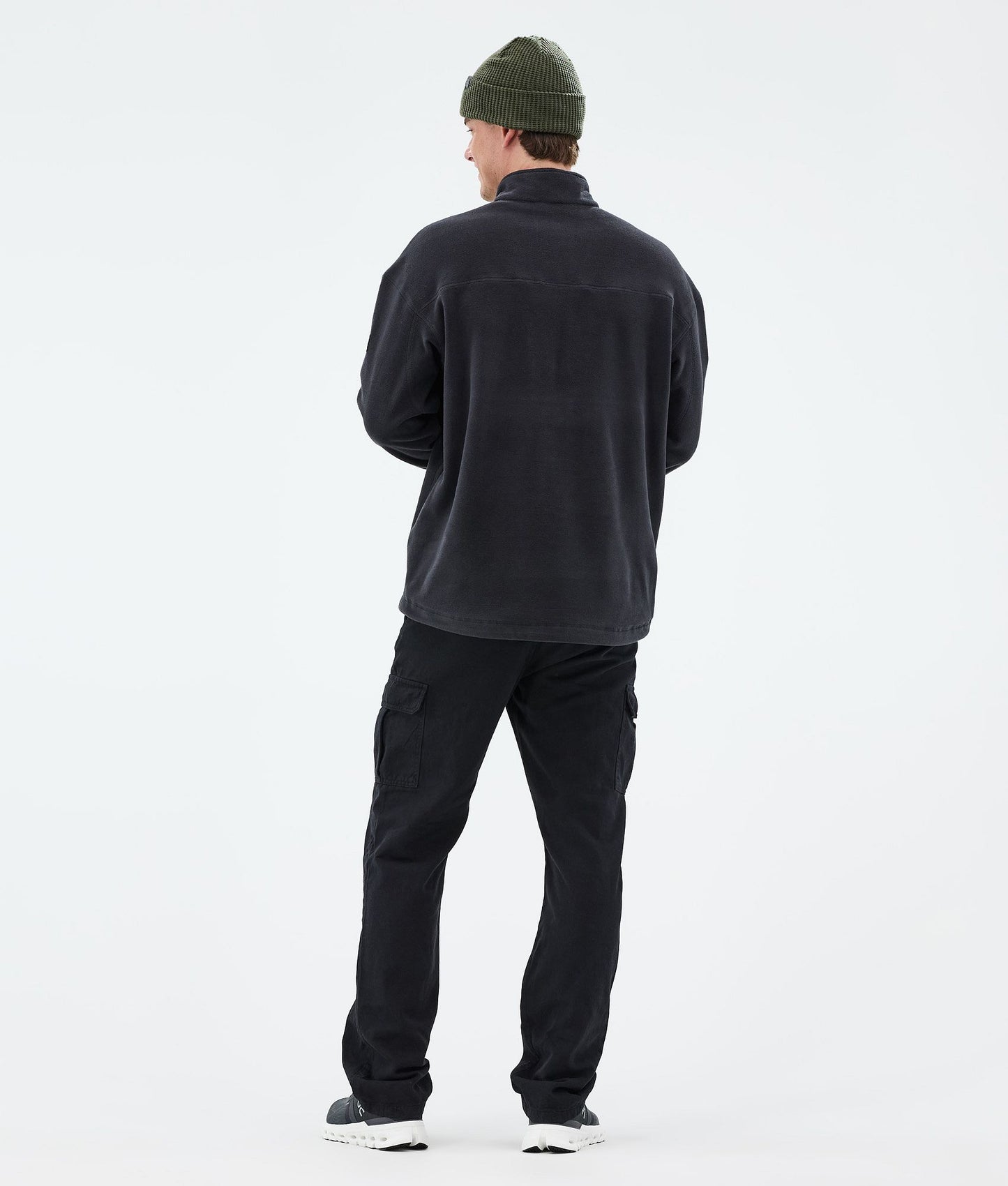 Fleece Sweater Men Black