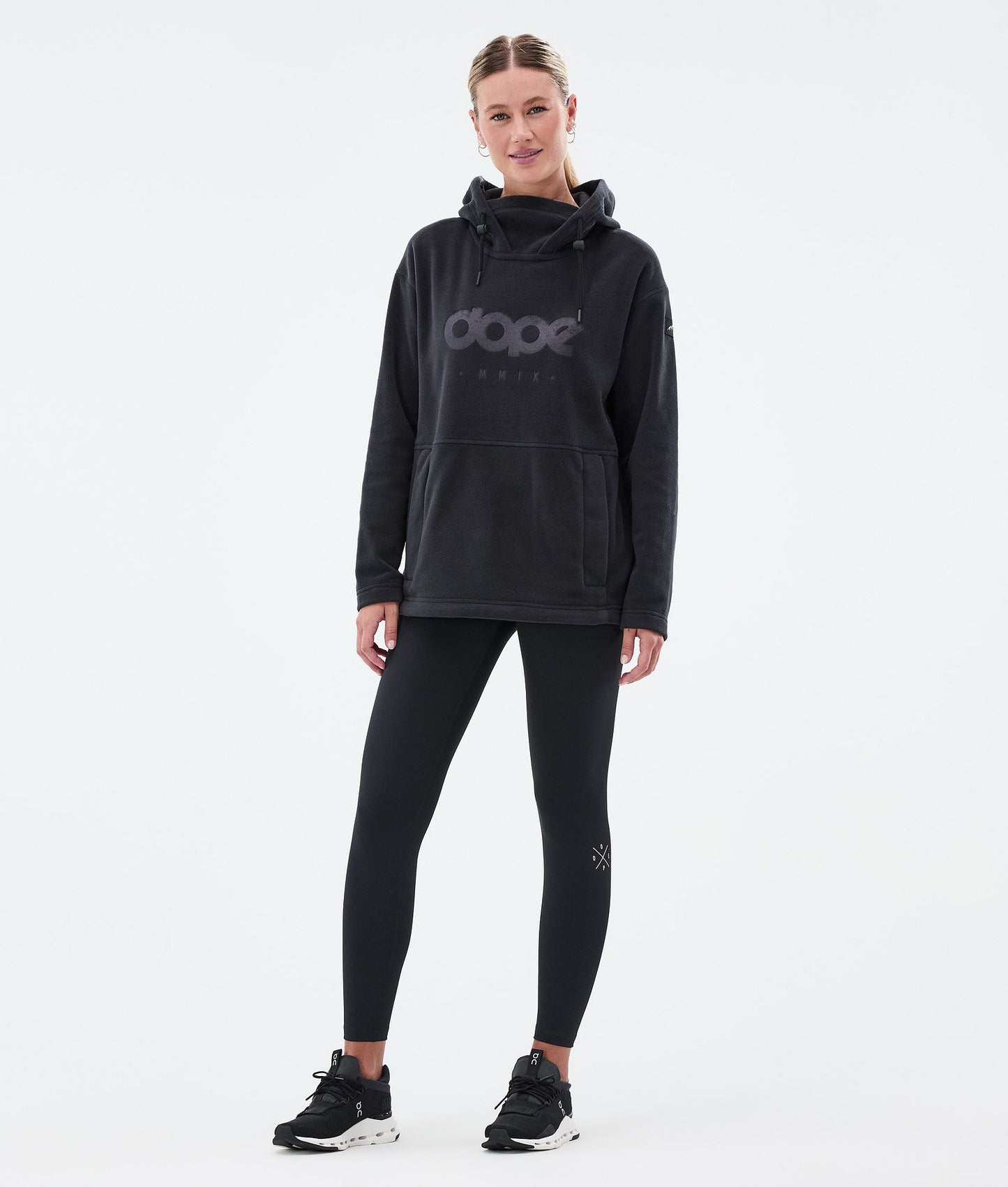 Fleece Hoodie Women Black