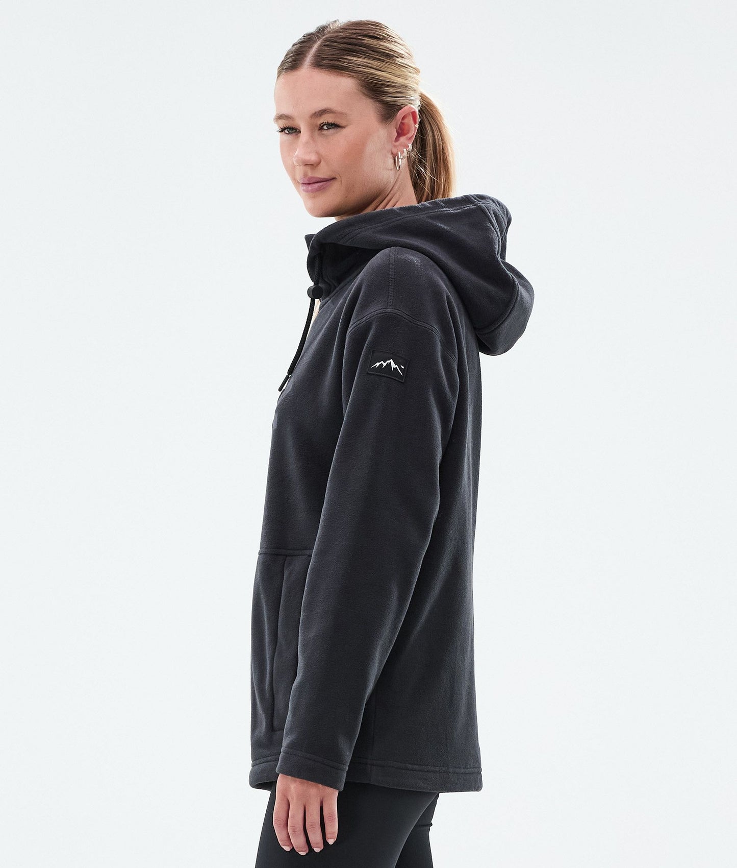 Fleece Hoodie Women Black