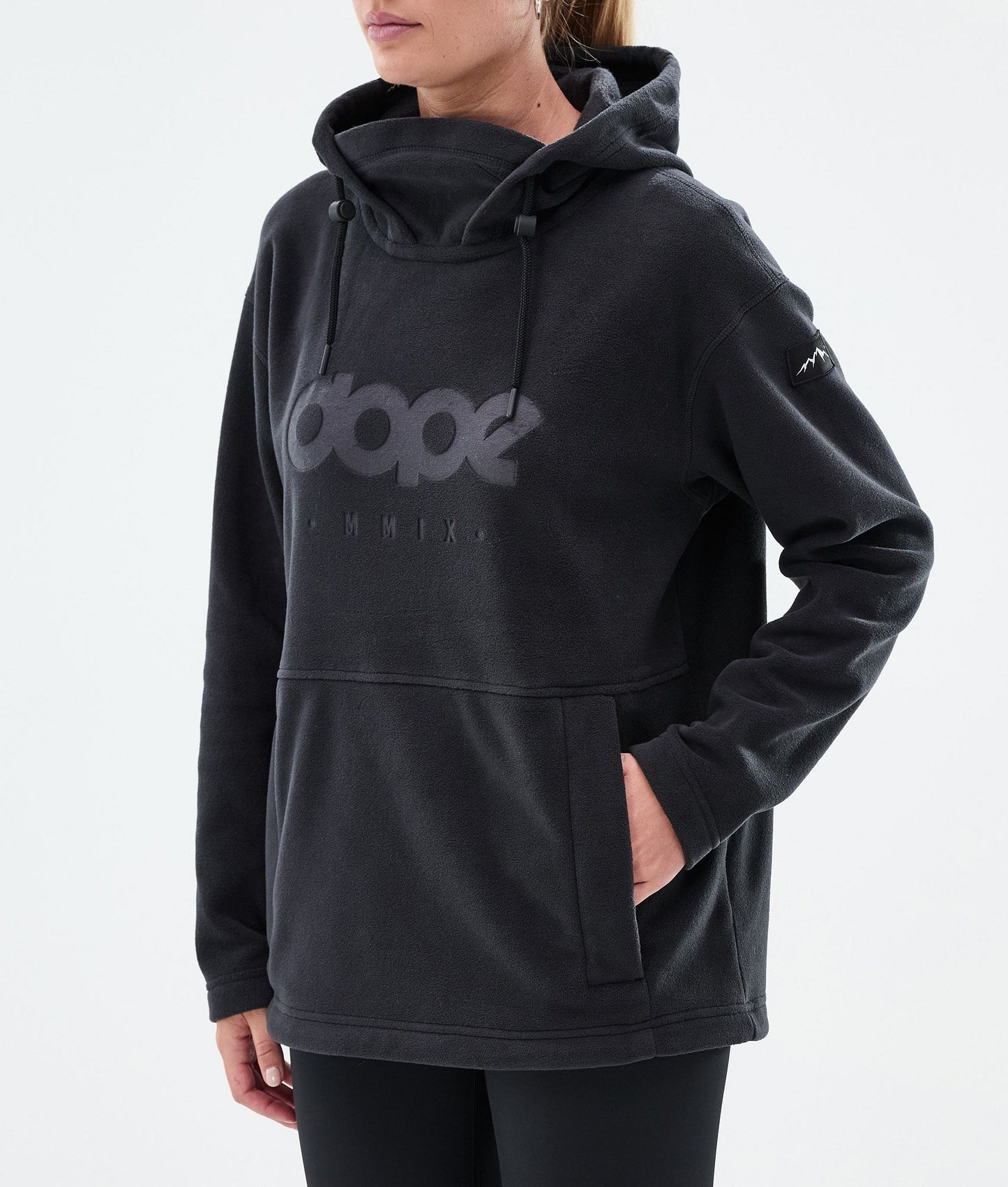 Fleece Hoodie Women Black