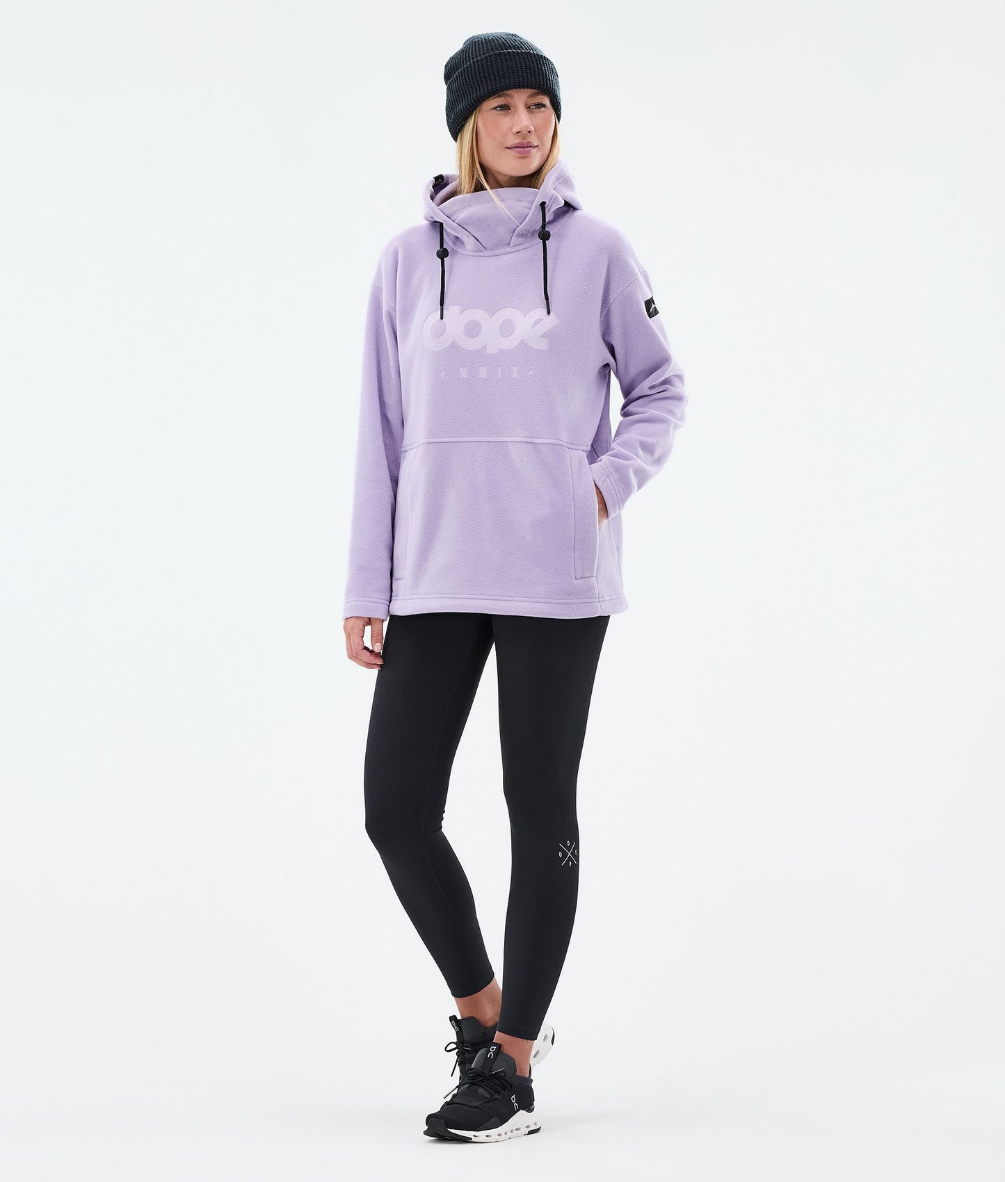 Fleece Hoodie Women Faded Violet